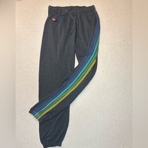 AVIATOR NATION 5 STRIPE SWEATPANTS / GUC / pre-loved / please read